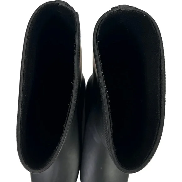 Chooka Women’s Black Fremont 3Q Mid Rubber Rain Boots - 6 - Picture 3 of 8